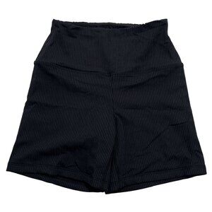 Montce Midi Bike Short in Black Rib